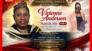 In Loving Memory of Vivienne Anderson