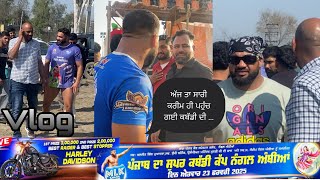 Vlog | nangal ambia ( shahkot ) kabaddi tournament 23 feb 2025 | mangi bagga pind | pali channa |