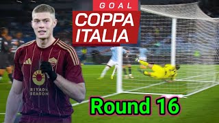 All the goals from the Round of 16 | Goal Collection | Coppa Italia Frecciarossa 2024/25