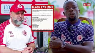 BREAKING : KOCHA BENCHIKHA ATANGAZA SABABU ZA CHAMA KUTOCHEZA MECHI YA SIMBA SC VS JWANENG GALLAXY