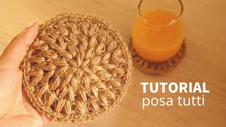 Step by Step Crochet Coaster for Beginners | HolaYuyito