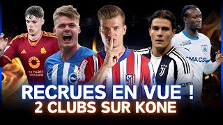 🚨7 JOURS POUR RECRUTER 2-3 JOUEURS🔥KONÉ REMPLACÉ PAR FAGIOLI ? FERGUSON BON CHOIX ? ZALEWSKI 🔥ETC...