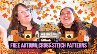 30+ Free Autumn Cross Stitch Patterns (Flosstube Extra)