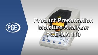 Product Presentation Moisture Analyzer PCE-MA 110 | #pceinstruments