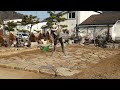 전원주택 마당에 자연석 깔기 diy laying natural stone without cutting without concrete