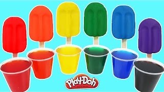 LEARN COLORS Play Doh Rainbow Popsicles Ice Cream | Fun & Easy Dye Play Doh Clay Arts and Crafts!