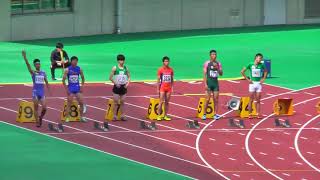 H30年度 学校総合 埼玉県大会 男子100m 準決勝2組