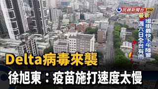 Delta病毒來襲 徐旭東:疫苗施打速度太慢－民視新聞