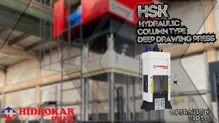 Hydraulic Column Type Deep Drawing Press - HSK model - Hidrokar Pres