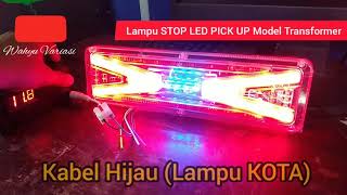 LAMPU STOP LED MOBIL PICKUP MODEL TRANSFORMER 12 VOLT