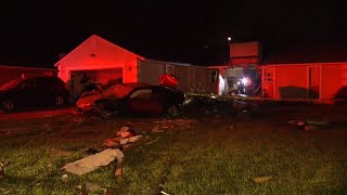 JFRD: 1 injured when car crashes through house off San Pablo Road