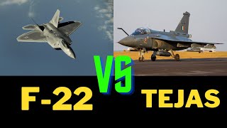 F-22 Raptor vs HAL Tejas comparison video