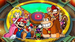 Super Mario Party - Fierce battle between two teams - Which team will win?