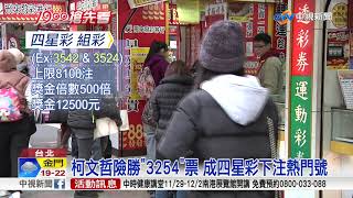 柯文哲險勝3254票 四星彩正彩賣到封牌│中視新聞 20181126