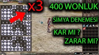 400 WONLUK KUSURSUZA ELMAS DENEMESİ METİN2 CHARON / METİN2 CHARON 400 WON SİMYA DENEMESİ