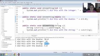 Overloading Methods in Java (7.1b)
