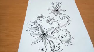35+ Terbaik Untuk Gambar Sketsa Batik Bunga Simple ...