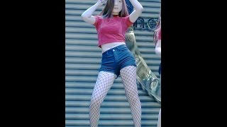 161211 여성댄스팀 오버스텝(OVERSTEP)(미나) - 붐바야_블랙핑크 (동대문 헬로 apm)(직캠 fancam)