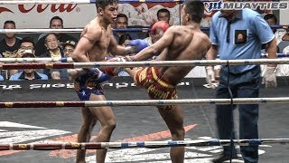 Muay Thai - Panpayak vs Sangmanee (พันธ์พยัคฆ์ vs แสงมณี), Rajadamnern Stadium, Bangkok, 6.11.17.