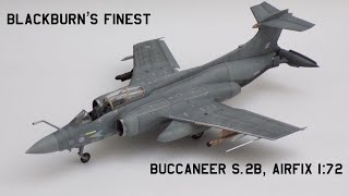 Airfix 1:72 Blackburn Buccaneer S.2B Picture build video.