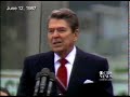 Mr  Gorbachev   tear down this wall       Ronald Reagan, Berlin, 1987