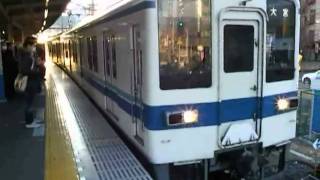 東武野田線8000系8521F+8155F