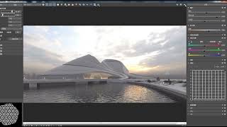 3dmax渲染教程，异形建筑外景HDRI的打光技巧1