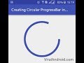 52. Create a Circular Progress Dialog