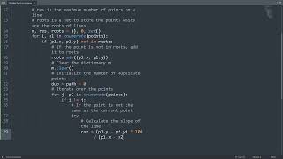 Leetcode 149. Max Points on a Line in Python | Python Leetcode | Python Coding Tutorial | ASMR
