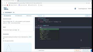 Assignment 18 || Diamond Crystal ||python ||nxtwave