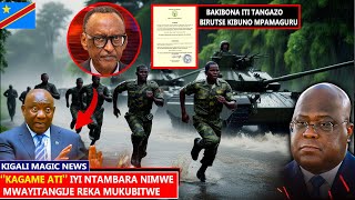 Iyi Ntambara Nimwe Mwayitangije Reka Mukubitwe Bahise Biruka Kibuno Mpama...Kagame Ashyize Ukur Hanz