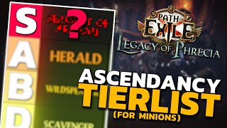 TOP 5 Ascendancies for MINION BUILDS! - PoE Legacy of Phrecia Tierlist