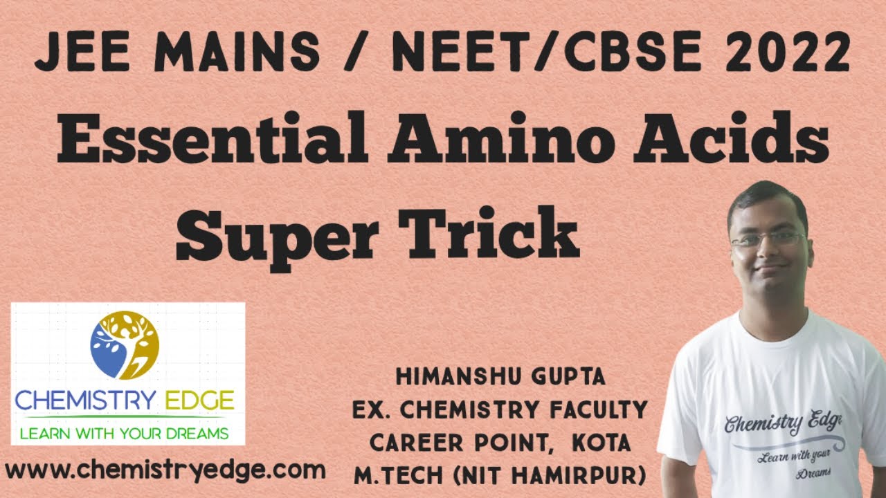 Essential Amino Acids Neet At Thelma Guerrero Blog