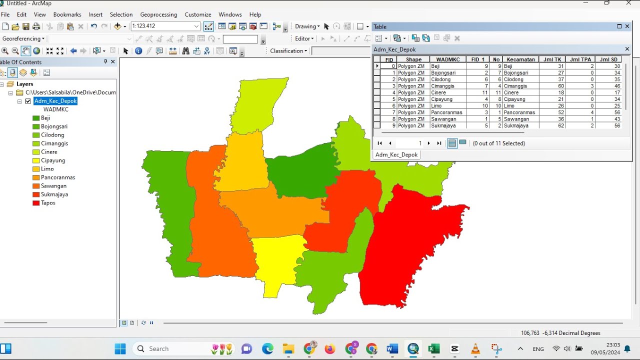 Tutorial Join And Relates Tabel (Menggabungkan Tabel Excel Ke Attribute ...