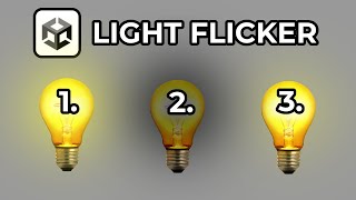 How to Make Flickering Light in Unity