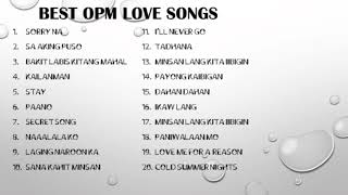 Top 20 Love Songs/ Best Hugot Lovesongs - Kaye Cal