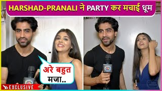 Harshad Chopda & Pranali Rathod In Party Mood, Talks About Bond With Rupali Ganguly
