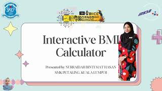 BICC 2025 : INTERACTIVE BMI CALCULATOR