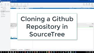 Cloning an Existing Github Repository in SourceTree (3 of 9)