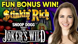 THE BEST BONUS! The Joker Is Wild Slot Machine! Nice Win!