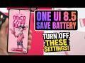 🔥 Samsung HIDES These Battery Settings! One UI 8 5 Battery Drain Fix