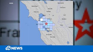 Series of preliminary 3.2 magnitude quakes strike East Bay Area, USGS says