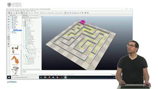 Demonstration of a Maze Solver Algorithm with a Wall Following Approach | CoppeliaSim (V-REP)