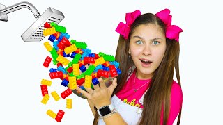 Kids Pretend Play Toy Magic Shower - MILENINHA PRETEND PLAY LEGO MAGIC SHOWER