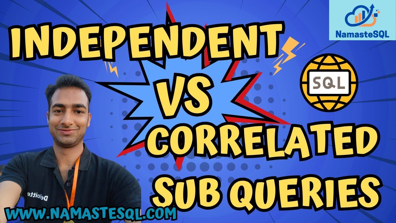 Independent Vs Correlated Subquery | Advanced SQL Tutorial For ...