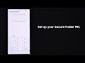 How to Use Secure Folder