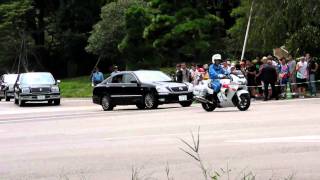 天皇皇后両陛下の御車列 Motorcade of The Emperor \u0026 The Empress Tokyo Japan