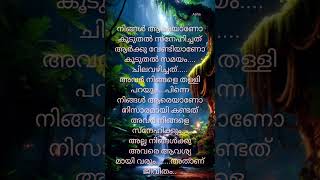 നിങ്ങൾ ആരെയാണോ കൂടുതൽ സ്നേഹിച്ചത് അവർ നിങ്ങളെ തള്ളി പറയും.........