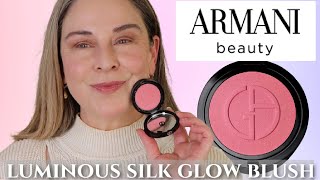 Armani Luminous Silk Glow Blush Amore Comparison Swatches Application Sephora Spring Event