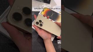 unboxing iphone 14 pro max in gold #iphone14promax #unboxing #iphone14unboxing #iphone14promaxgold